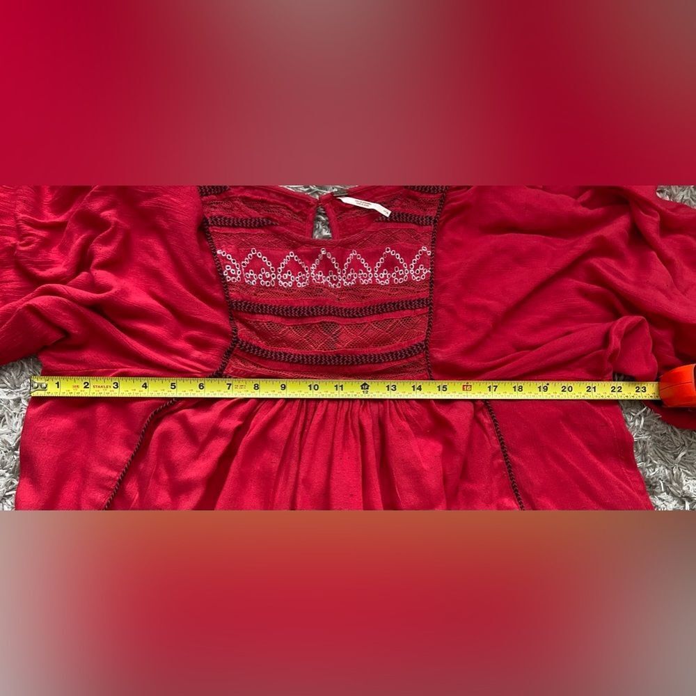 FREE PEOPLE BoHo top size S - Picture 8 of 11